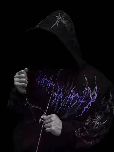 Deathwing Oversized Hoodie — Purple