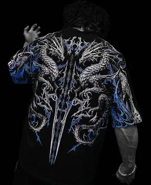 Dragon Blade Oversized T-Shirt