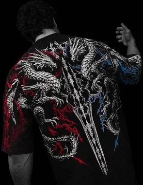 Dragon Blade Oversized T-Shirt