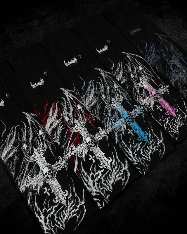 Eternal Wyvern Oversized Sweatpants — Black