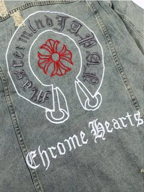 Ripped Denim Jacket