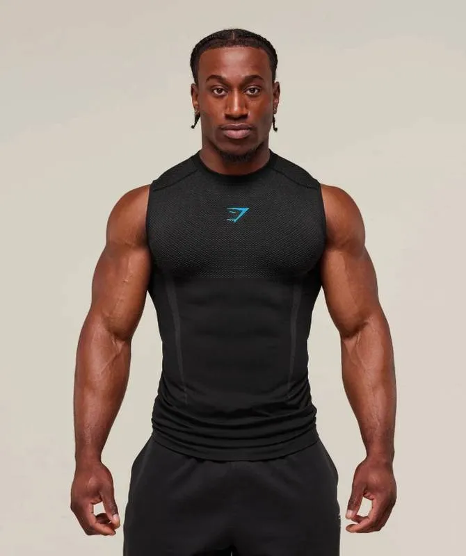 Onyx 5.0 Seamless Compression Sleeveless — Black