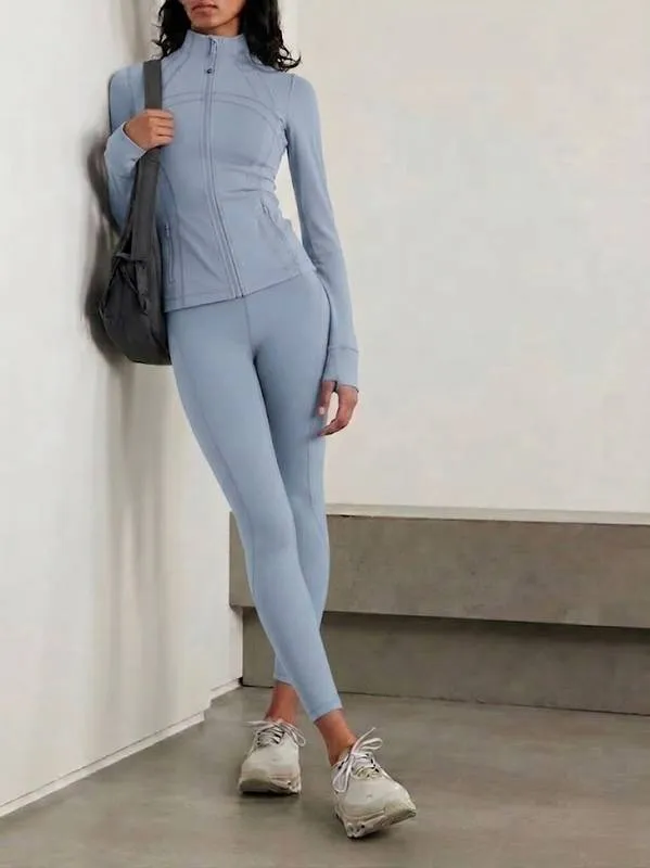 Define Nulu Jacket + Align Yoga Pants Set — Blue