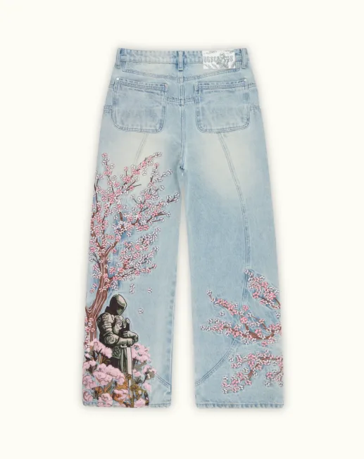 Blossom Denim Jeans — Denim Blue